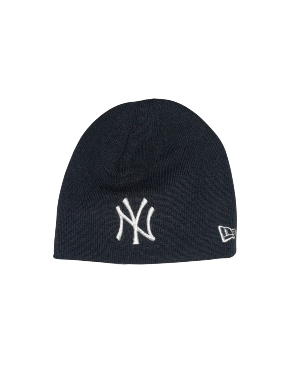 New Era Navy Blue New York Yankees Knit Beanie with White Logo